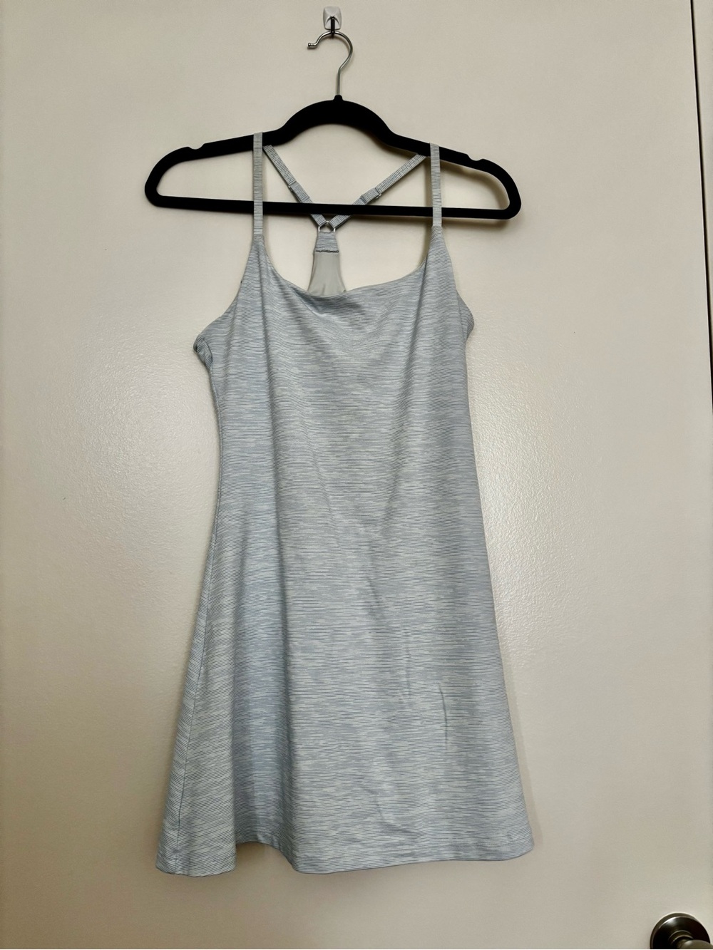 Light Gray Blue Outdoor voices dress